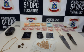 Polícia Civil fecha boca de fumo e prende mais um suspeito por tráfico de drogas em Palmas 