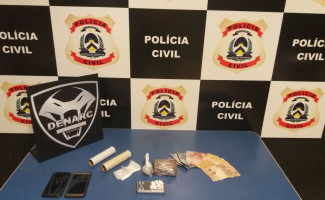Polícia Civil fecha mais uma boca de fumo e prende suspeito por tráfico de drogas em Palmas 
