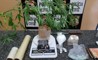 Polícia Civil prende suspeito por tráfico de drogas no sul do Estado 