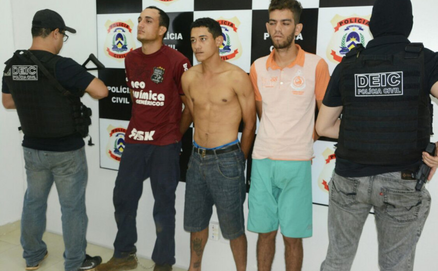 Polícia Civil prende três suspeitos de integrar facção criminosa em Palmas 