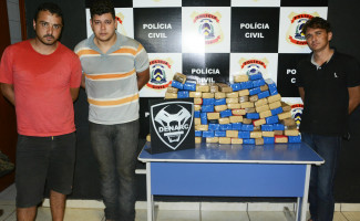 Polícia Civil prende traficantes e apreende mais de 100kg de maconha, em Palmas