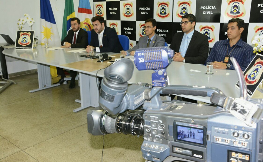 Em coletiva, Policia Civil apresenta resultado da 1º Fase da Operação Espectro