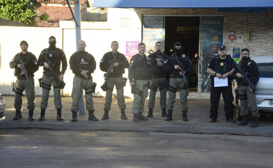 Ação conjunta mobiliza policiais civis do GOTE, DRCC e 5ª DPC