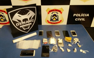 Polícia Civil fecha boca de fumo e prende dois traficantes em Palmas 