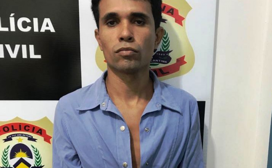 Maikon Cristino foi preso pela Polícia Civil de Guaraí por roubo de veículo 