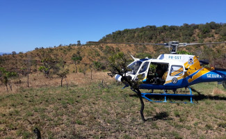 Helicóptero da Segurança Pública resgata estudantes de Brasília na região de Porto Nacional 