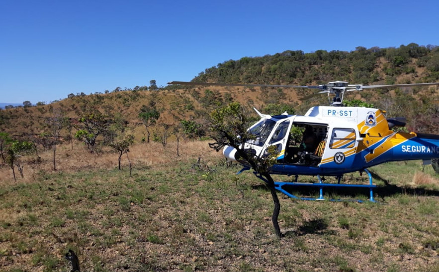 Aeronave da SSP resgate estudantes de Brasília em Porto Nacional 