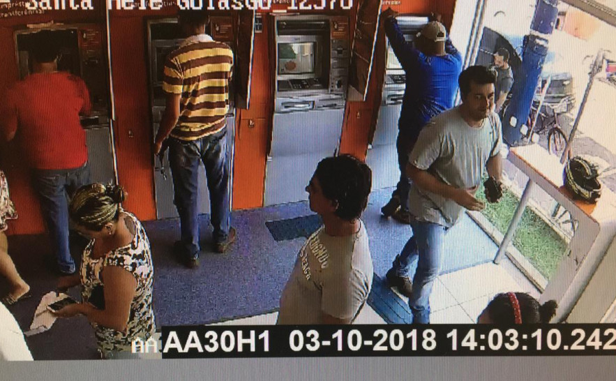 Imagens de câmeras de segurança auxiliam Polícia Civil a efetivar a prisão do investigado em Goiás