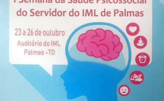 IML promove semana de palestras em comemoração ao Dia do Servidor Público em Palmas 