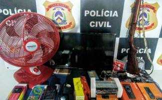 Forças policiais recuperam objetos furtados em Cristalândia
