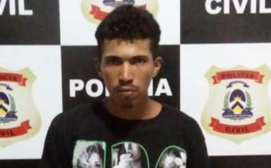 Adriel  Souza Monteiro foi preso pela Polícia Civil por suspeita de homicídio em Porto Nacional