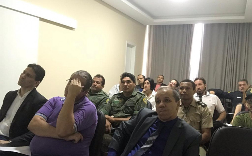 Participantes do evento assistem a palestra do perito Marcelo Sábia 