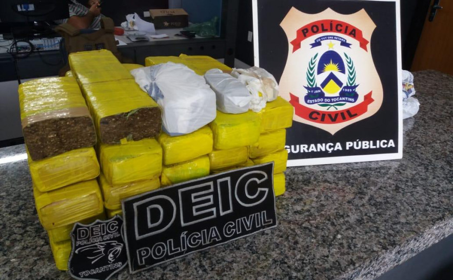 Droga foi apreendida em residência em Araguaína.jpeg