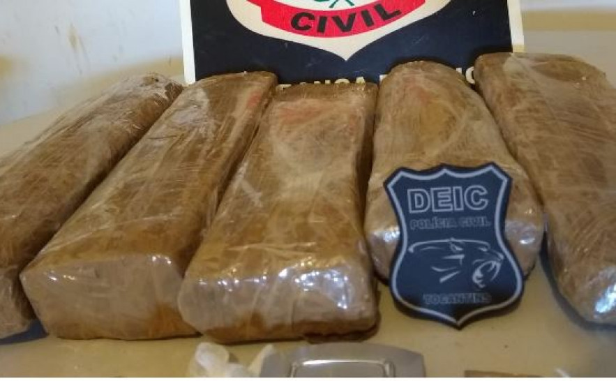 Drogas apreendidas pela Polícia Civil em Araguaína