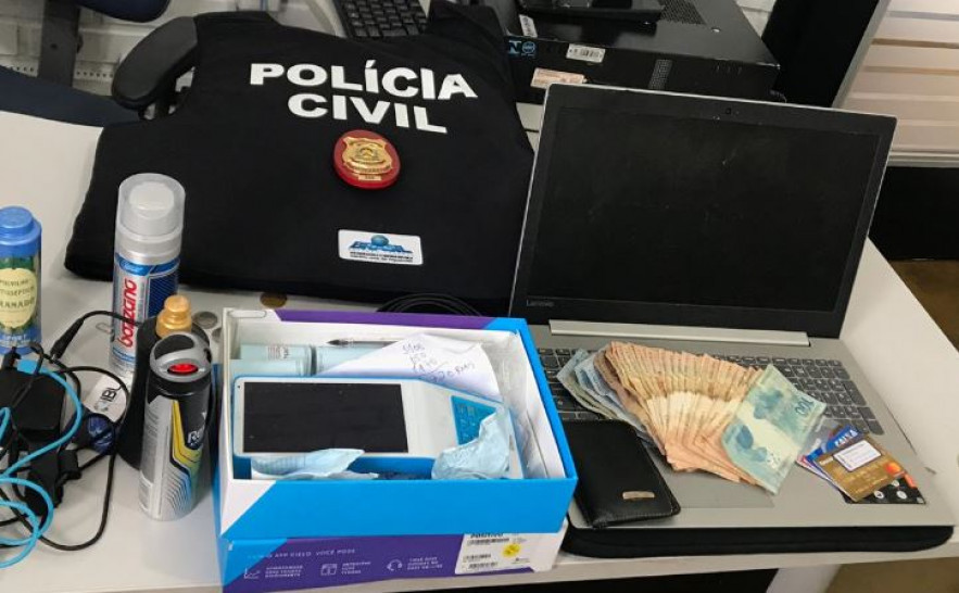 Objetos recuperados pela Polícia Civil no interior do Estado.JPG