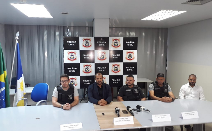 Ação da Polícia Civil resultou na prisão de trêss pessoas, dentre eles o vice-prefeito de Novo Acordo.jpeg