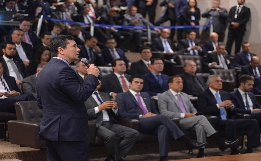 Governador Mauro Carlesse participa de apresentação de Lei Anticrime por Sérgio Moro 
