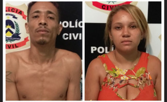 Casal suspeito de traficar drogas é preso pela Polícia Civil em Palmas