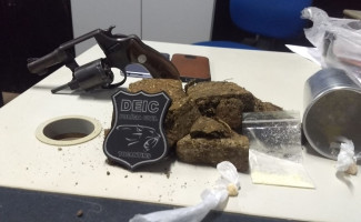 Polícia Civil prende em flagrante duas pessoas por tráfico e posse irregular de arma de fogo em Araguaína