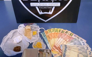 Polícia Civil fecha boca de fumo e prende dois irmãos suspeitos de tráfico em Palmas