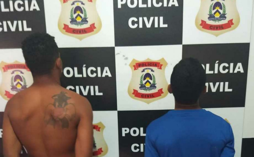 Polícia Civil prende dois suspeitos de roubo de motocicleta em Porto Nacional