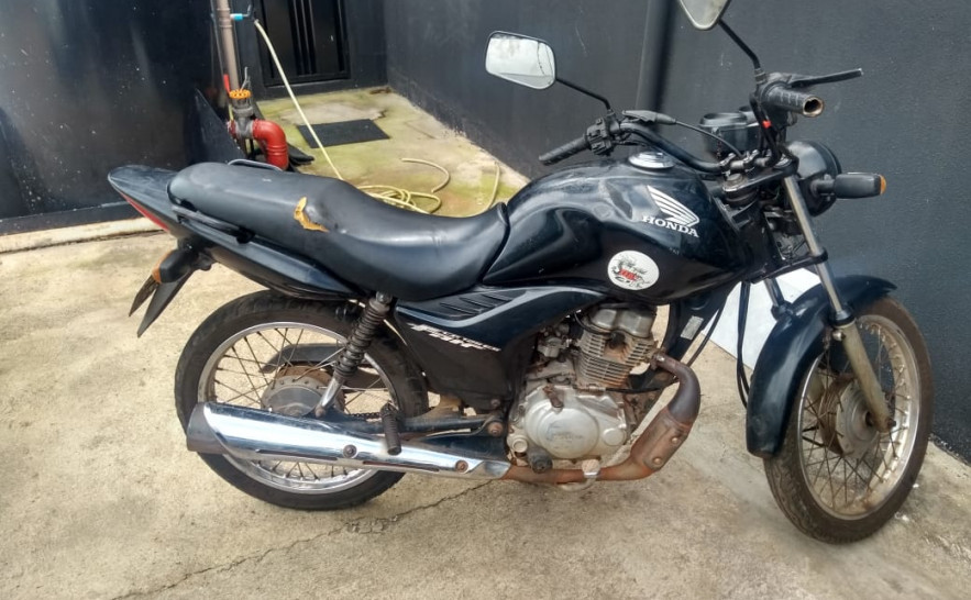 Motocicleta furtada é recuperada pela Polícia Civil em Paraíso do Tocantins 