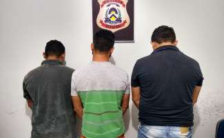 Polícia Civil prende três suspeitos de envolvimento em homicídio em Luzimangues 