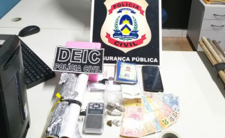 Polícia Civil prende dois suspeitos por tráfico de drogas, receptação e posse ilegal de munição em Araguaína 