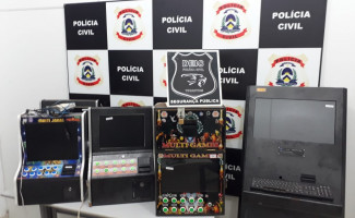 Polícia Civil deflagra operação Aza-zahr e apreende várias máquinas caça-níqueis em Palmas