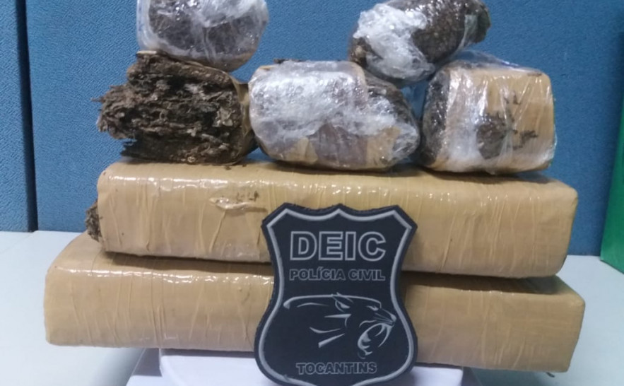 Polícia Civil apreende quase 2k de drogas em Araguaína 