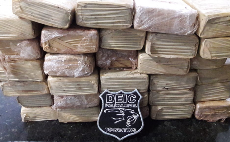 Polícia Civil prende dois homens suspeito de tráfico de drogas e apreende mais de 30 kg de maconha em Gurupi 