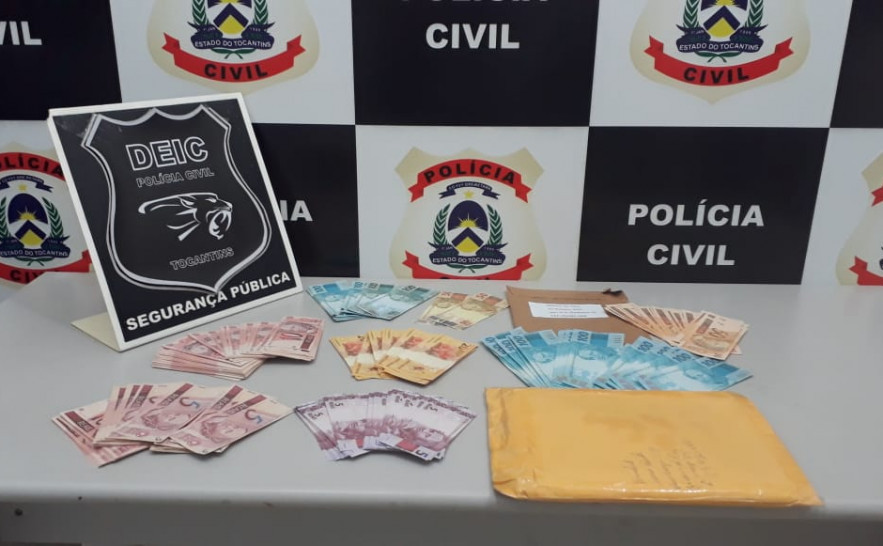 Diversas cédulas supostamente falsas são apreendidas pela Polícia Civil em Palmas 