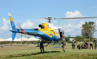 Curso de Operador Aerotático da Secretaria da Segurança completa 40 dias