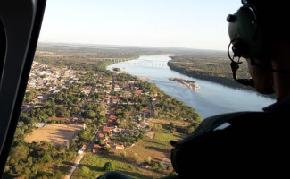 Aeronave do CIOPAER – TO auxilia forças de segurança durante operação no Centro-Norte do Estado