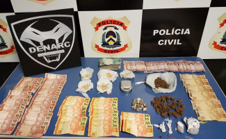 Polícia Civil desarticula ponto de comercialização de drogas no Setor Sol Nascente na Capital