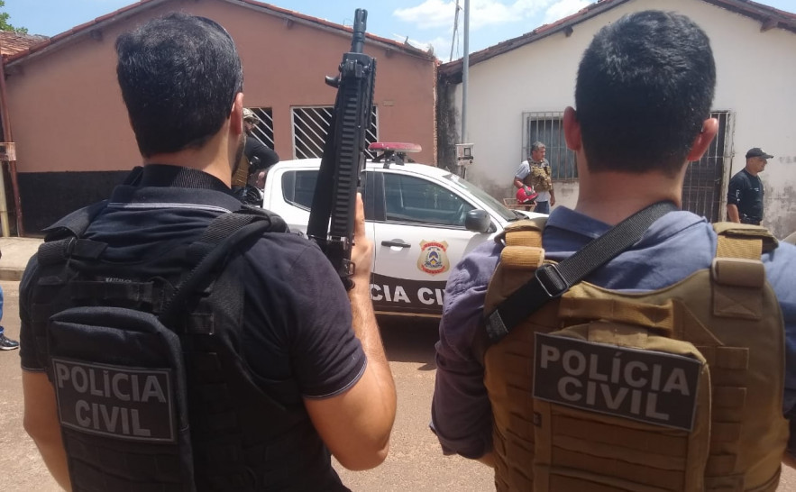 Policiais Civis participam da operação Ruptura em Araguaína 