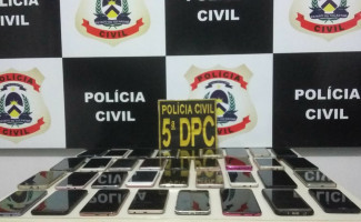 Polícia Civil recupera e devolve aos verdadeiros donos 35 aparelhos celulares furtados em Palmas 