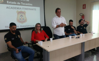 Projeto Academia Itinerante da Polícia Civil capacita servidores da SSP TO em Dianópolis