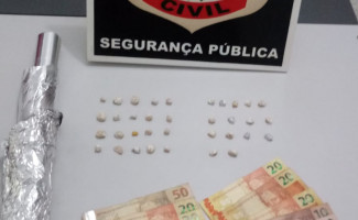 Polícia Civil desarticula ponto de venda de drogas e prende dois traficantes em Itacajá 