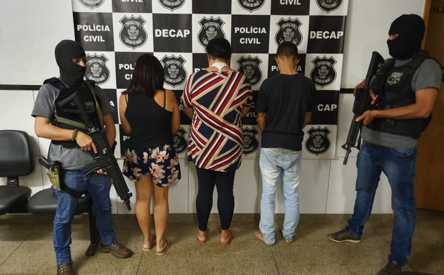 Dois homens e as duas mulheres foram recolhidos a das Unidades prisionais de Goiânia, onde permanecerão à disposição da Justiça do Tocantins..jpeg