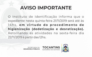 AVISO IMPORTANTE