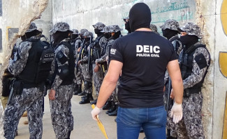 Polícia Civil realiza  Operação Caedes em cinco unidades prisionais do Estado