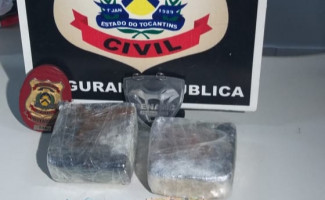  Polícia Civil prende duas pessoas e apreende um quilo de crack em Araguaína