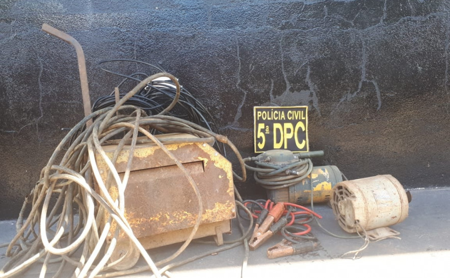 Polícia Civil prende homem por receptação de ferramentas de construção - Divulgação Polícia Civil.jpg