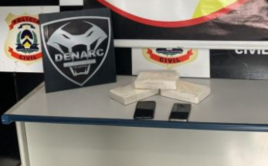 Drogas apreendidas pela Polícia Civil em Palmas
