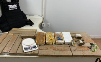 Polícia Civil apreende 28 quilos de drogas e prende três homens suspeitos por tráfico em Araguaína