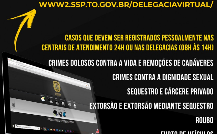 Após ampliação, Delegacia Virtual bate recorde e registra 1028 ocorrências em março 