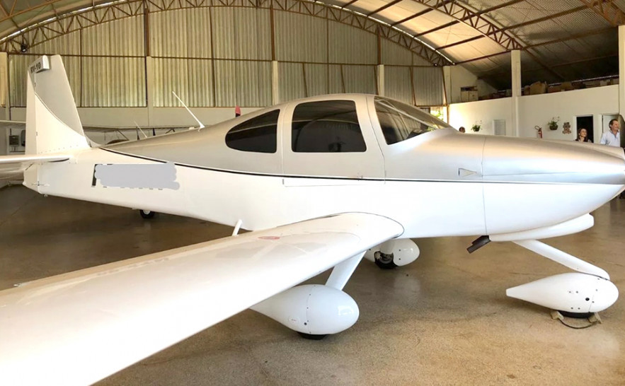 Aeronave foi apreendida durante Operação Narcos, da Polícia Federal, na Bahia - Divulgação