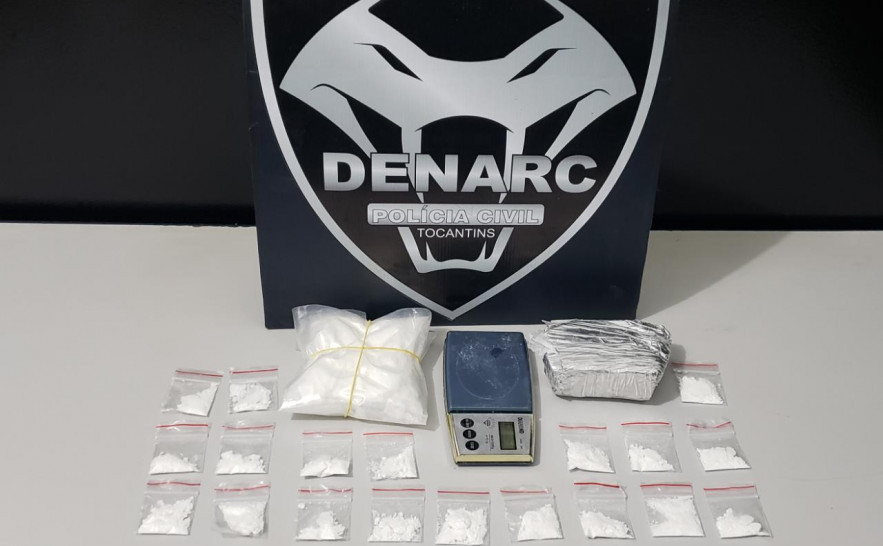 Polícia Civil prende suepito por tráfico de drogas em Palmas 