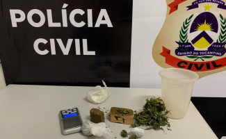Dois suspeitos de tráfico de drogas são presos pela Polícia Civil em Pedro Afonso